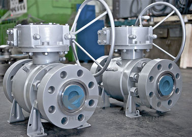 API 6D 3-PC Trunnion-montiertes Kugelventil Dauerhaft WCB A105 CF8 F304