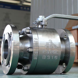Schmiede Stahl 2-Pc Kugelventil Klasse 150-1500 Schwimmballflanke