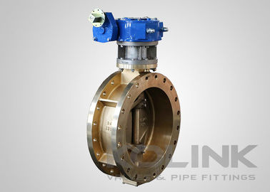 Triple Offset Bronze C95500 Schmetterlingsventil mit doppelter exzentrischer Waferflansche