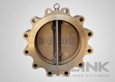 Bronze-Doppeltür-Wafer-Scheckventil mit C95800 AB300-Flangen-Langlebigkeit